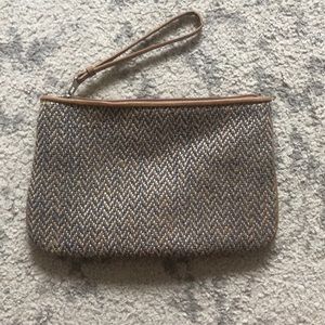 Ann Taylor Loft Straw Clutch